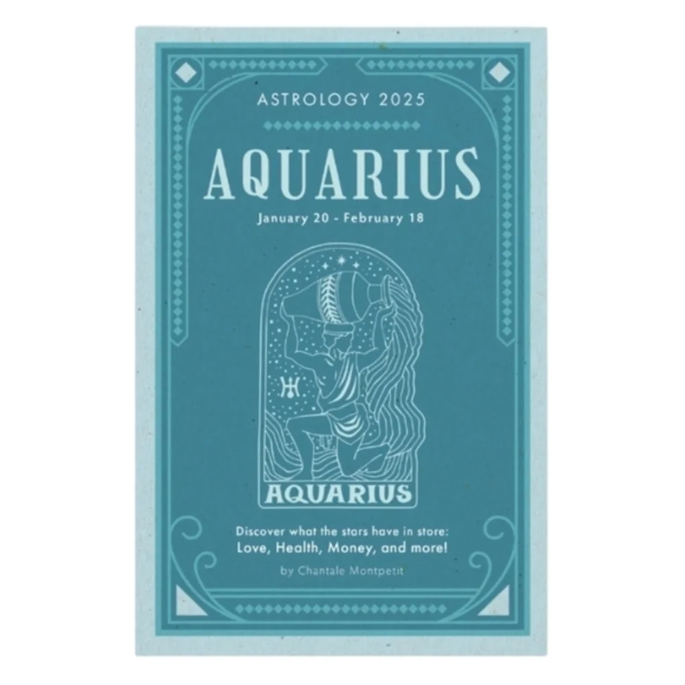 Astrology 2025‎ Aquarius Planners Horoscope Paperback Book Chantale Montepetit
